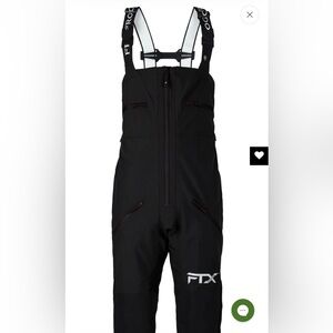 NWT Frogg Toggs Armor Bibs, fishing, black, large